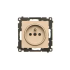 Simon 55 Champagne Matte Module Socket