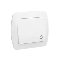 Simon Akord White Button "Doorbell"
