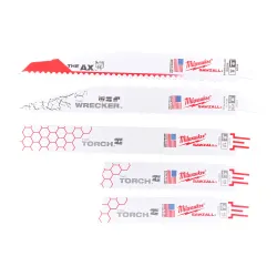 Reciprocating saw blade set - 5 pcs.