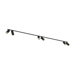 MONO SURFACE VI black/gold ceiling fixture