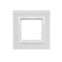 SIMON 54 NATURE WHITE PEARL GLASS FRAME 1X