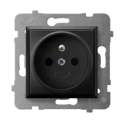 ARIA Module Black Metallic Socket 1x TV/FM