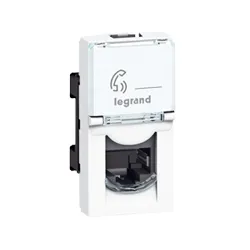 M45 Computer Socket WHITE 1M