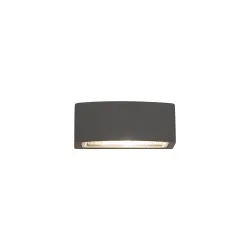 BRICK i graphite wall sconce for exterior use