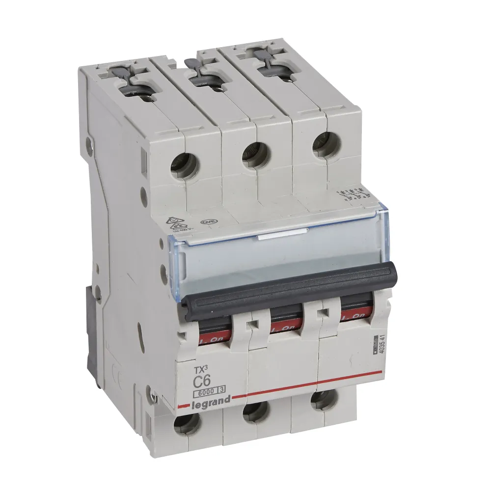 S303 TX3 C 6A 3P 6KA circuit breaker