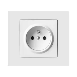 VESTRA White Module Socket Z/U 2P+Z