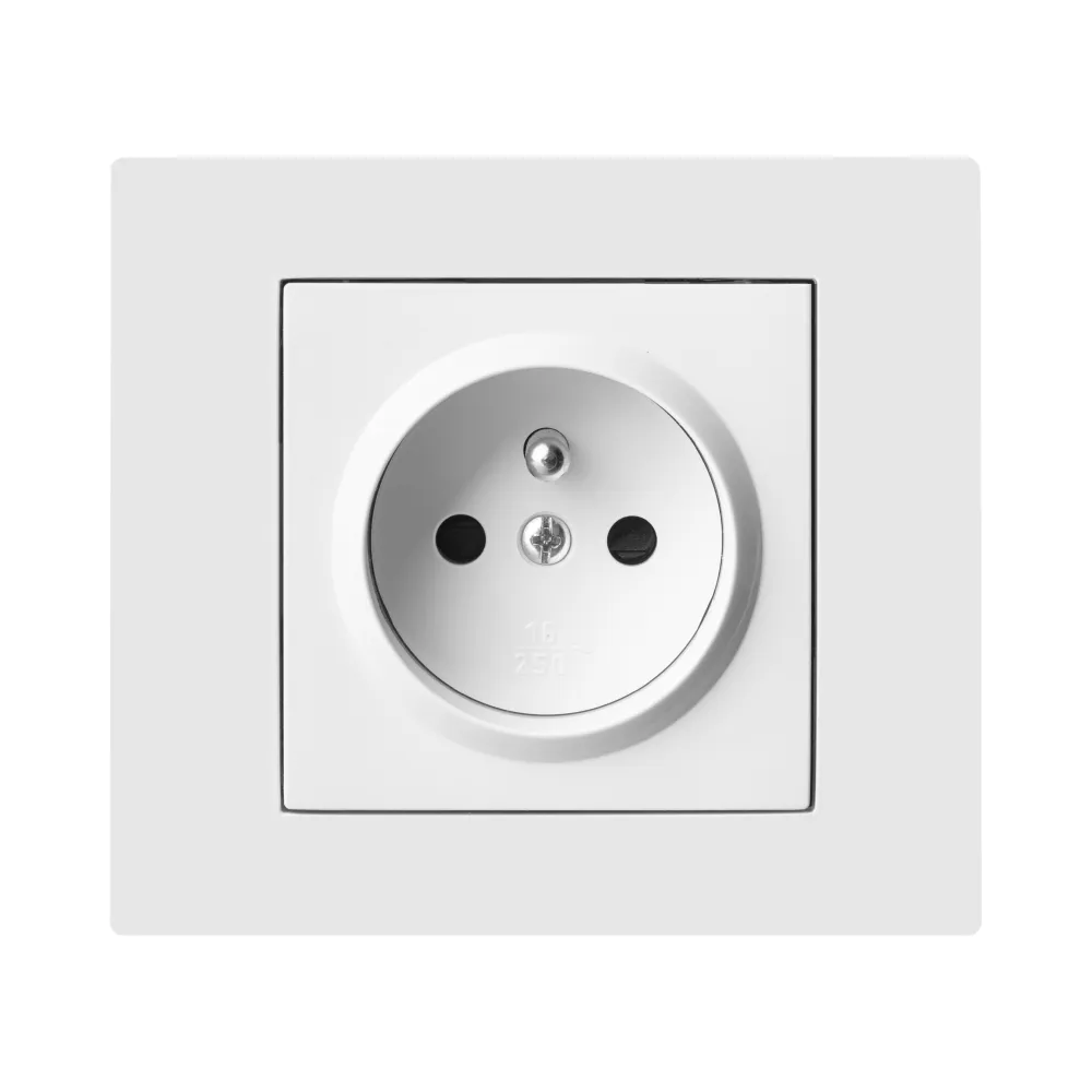 VESTRA White Module Socket Z/U 2P+Z