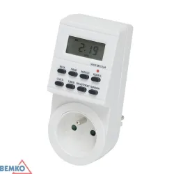 Programator Elektroniczny 7D 8 Programów Biały