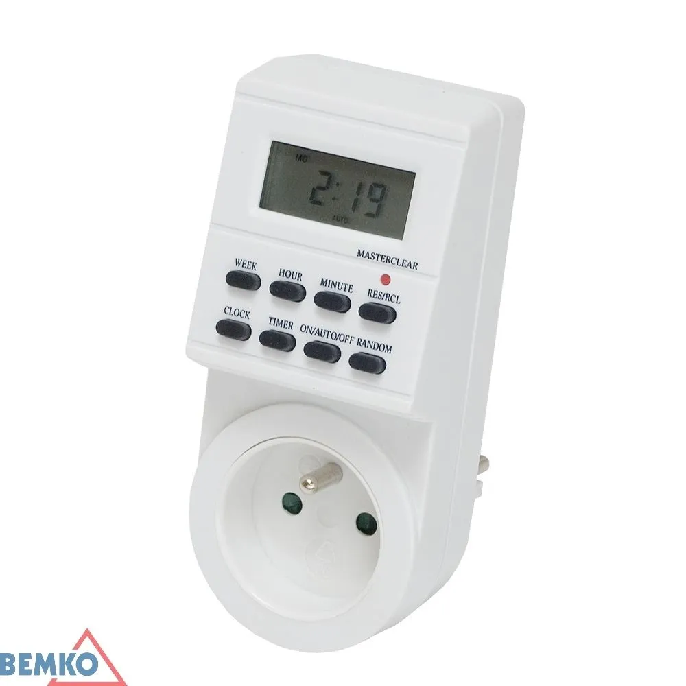 Programator Elektroniczny 7D 8 Programów Biały