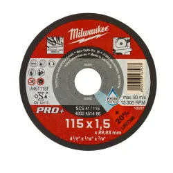 PRO+ Metal Cutting Disc 115x1.5