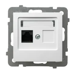AS White Module Computer Socket
