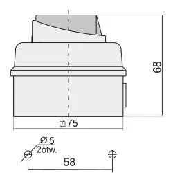 ŁUK E12-53 0-1 Cam Switch