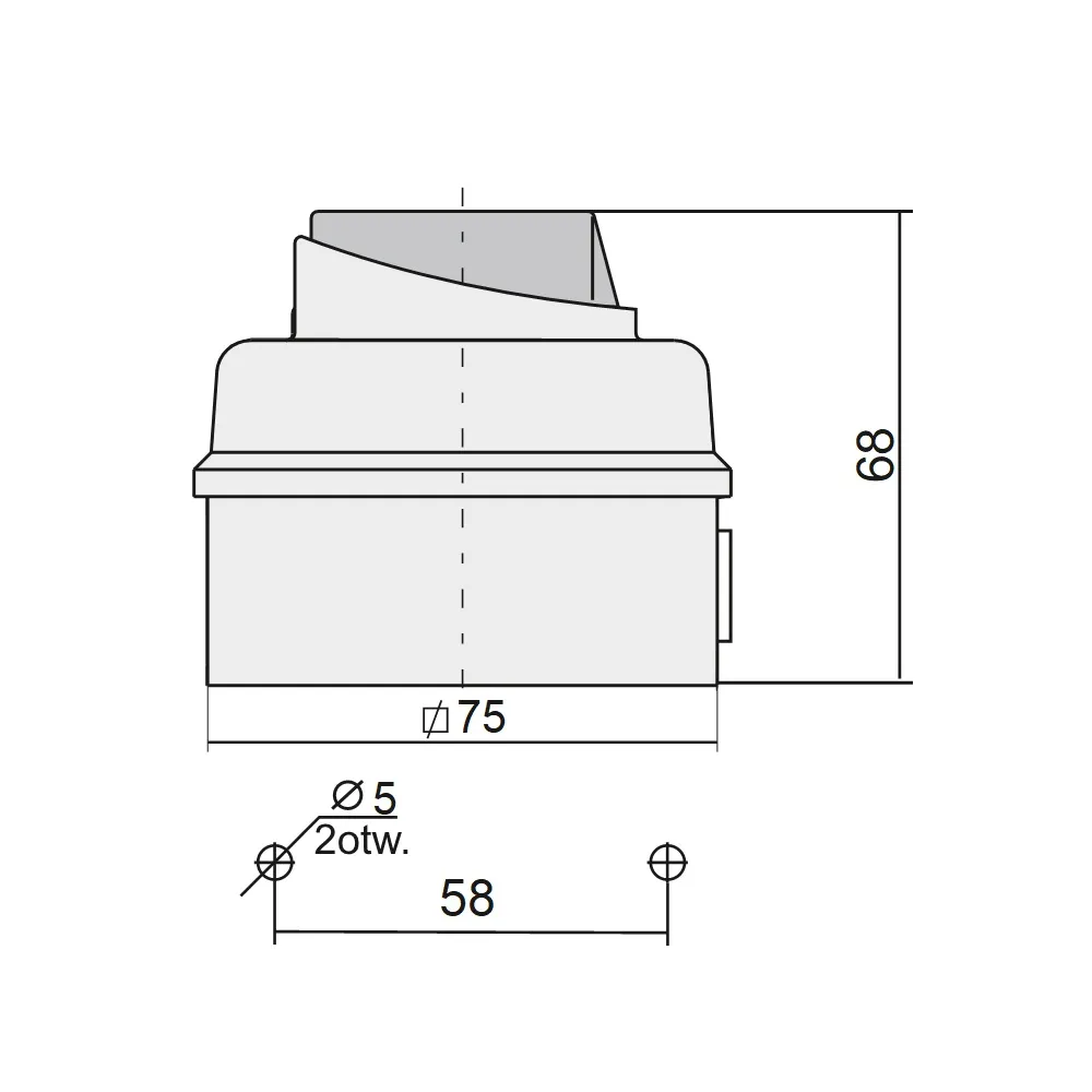 ŁUK E12-53 0-1 Cam Switch