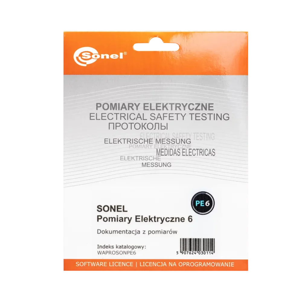 Program PE-6 Pomiary Elektryczne