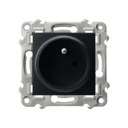 Szafir Module Black Metallic Socket