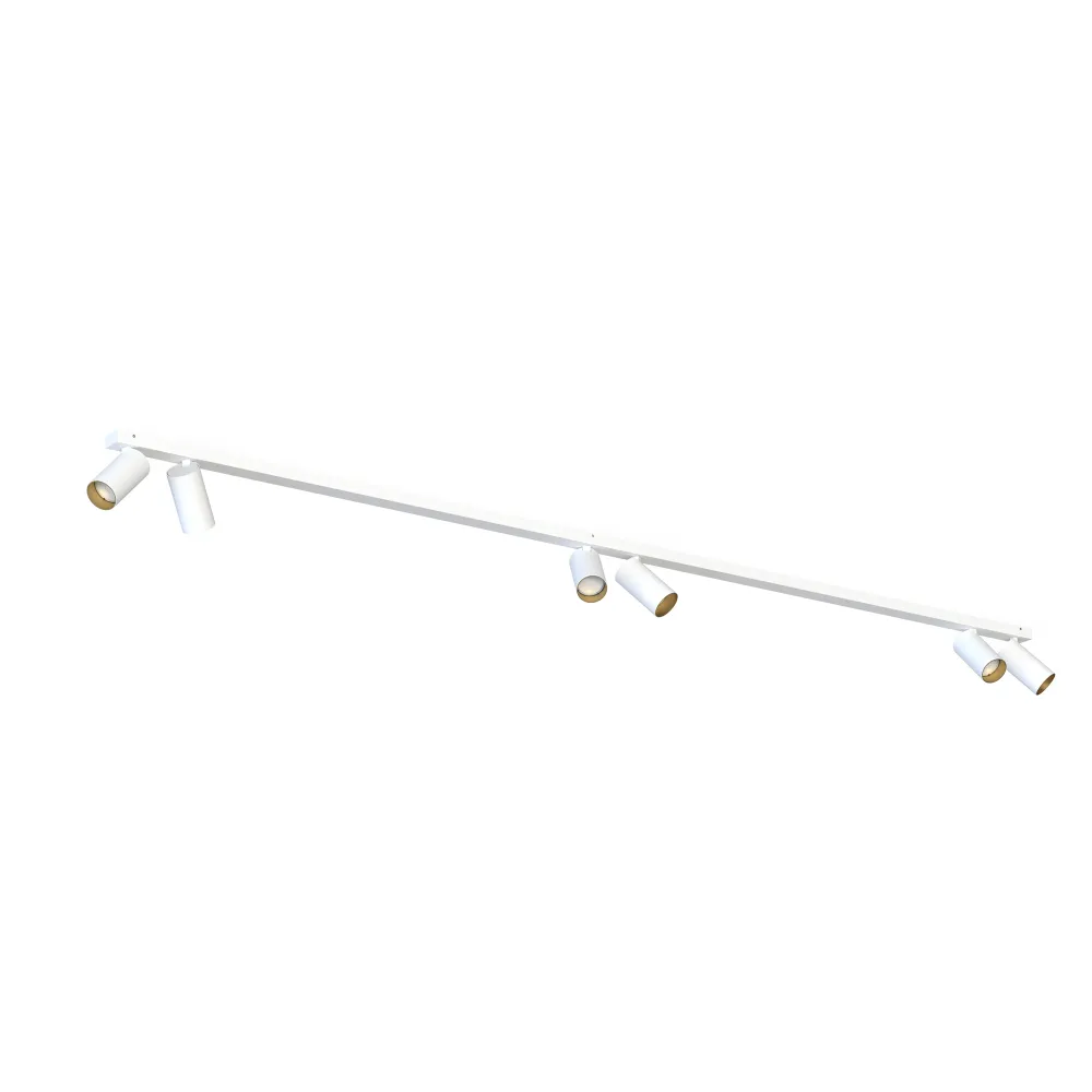 MONO VI WHITE/GOLD Ceiling Fixture