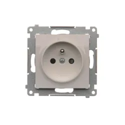 SIMON 54 Premium White Single Socket