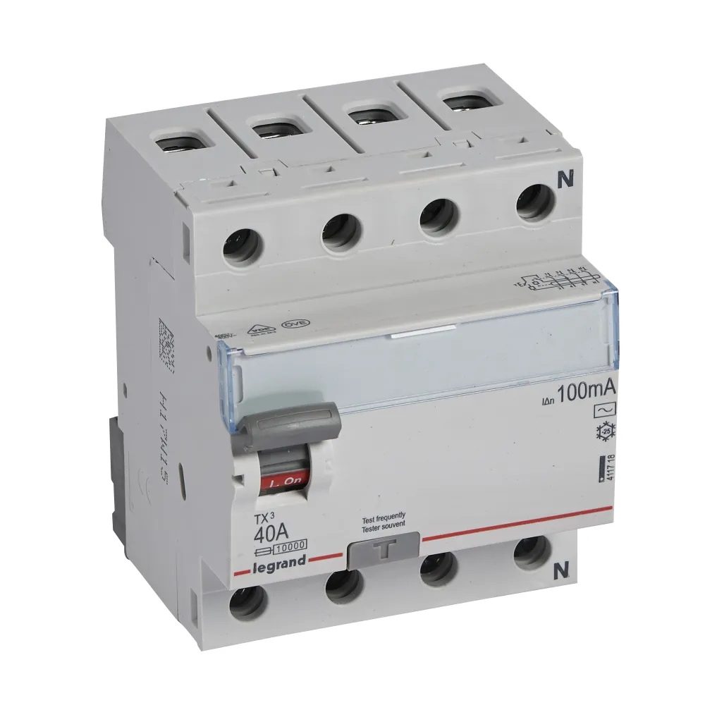 Residual Current Circuit Breaker P304 TX3 40A/100mA/AC