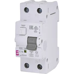 Wyłącznik KZS-2M C 16A/30MA/AC
