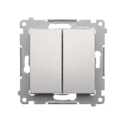 Simon 54 Module Matte Silver