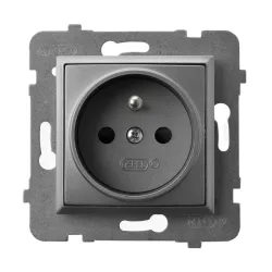 ARIA Module Gray Matte Socket 1x TV/FM