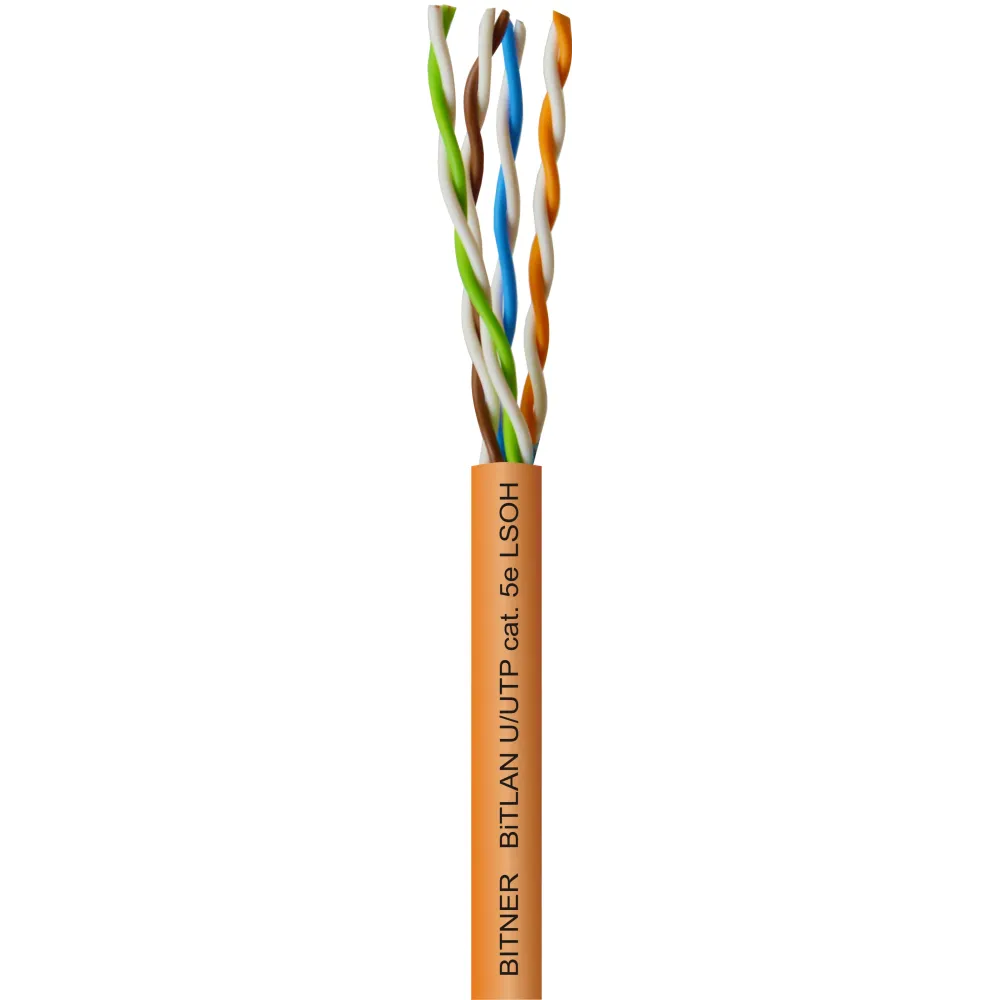 U/UTP 4x2x0.5 LSOH Cat.5e Cable