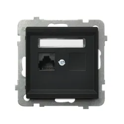 Sonata Module Black Metallic Socket