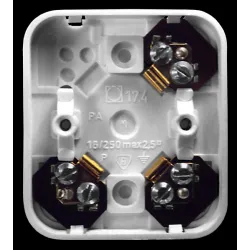 444 LAMBDA WHITE 3-CLAMP CAN