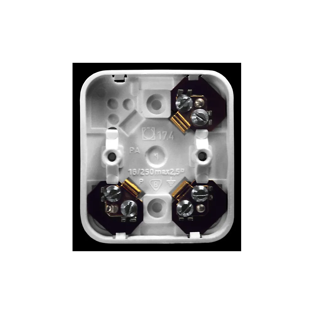 444 LAMBDA WHITE 3-CLAMP CAN