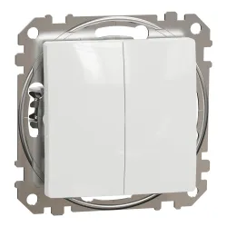 Schneider Electric Sedna - Podwójny Przycisk Biały