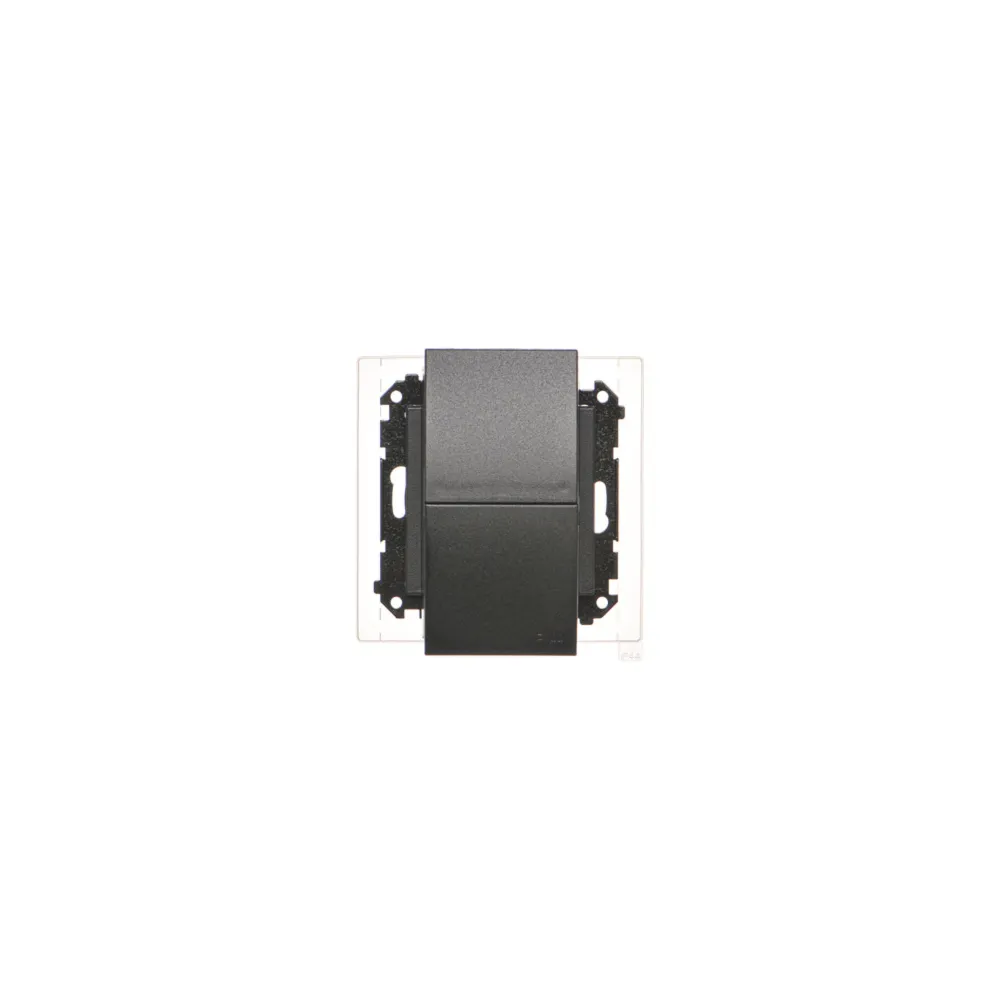 SIMON 55 Module Matte Black Socket