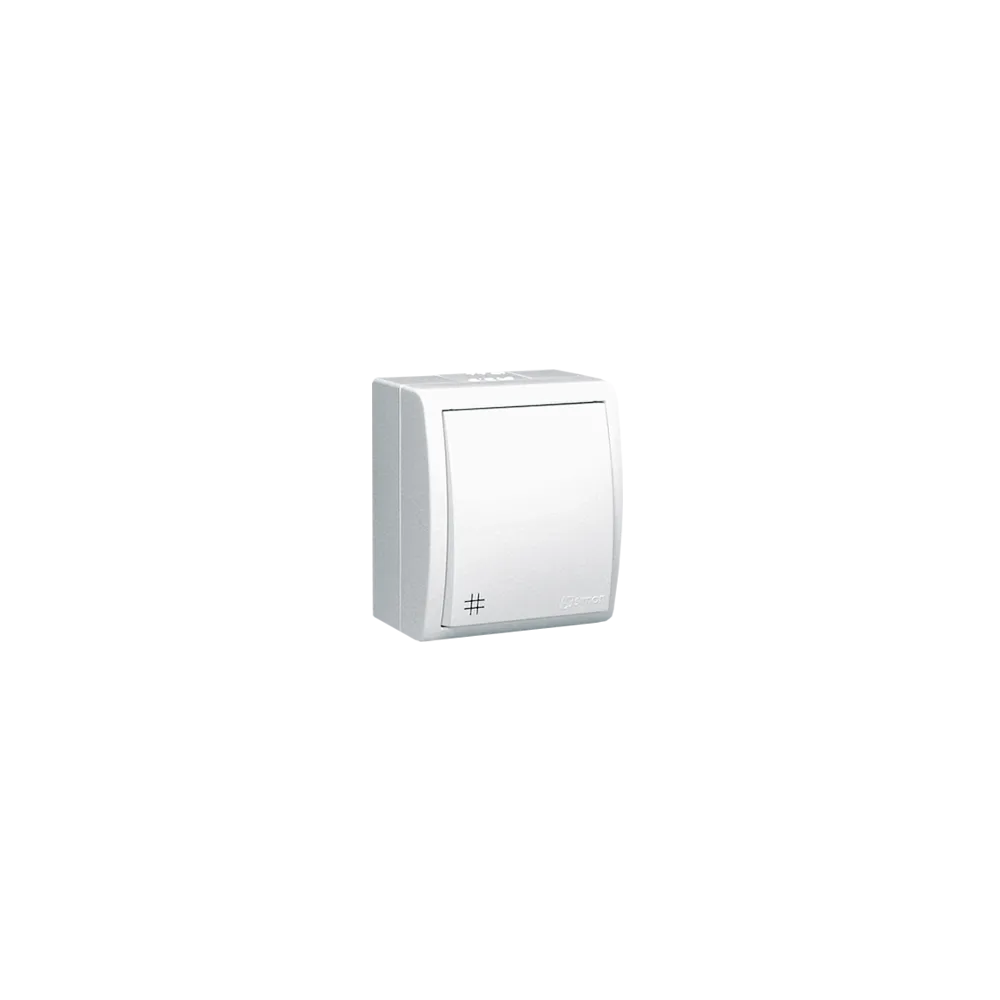 Simon Aquarius White Cross Switch