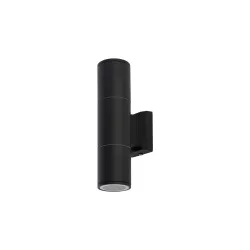 EXE II Black Wall Sconce for Facade