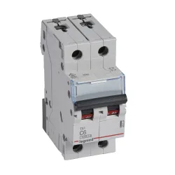 S302 TX3 C 6A 2P 2M Circuit Breaker