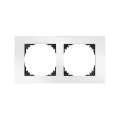 VESTRA WHITE FRAME 2X - Modern Fittings