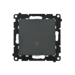 Simon 55 Module Matte Black "Light" Button