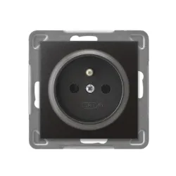 Impresja Module Anthracite Socket 1x TV/FM