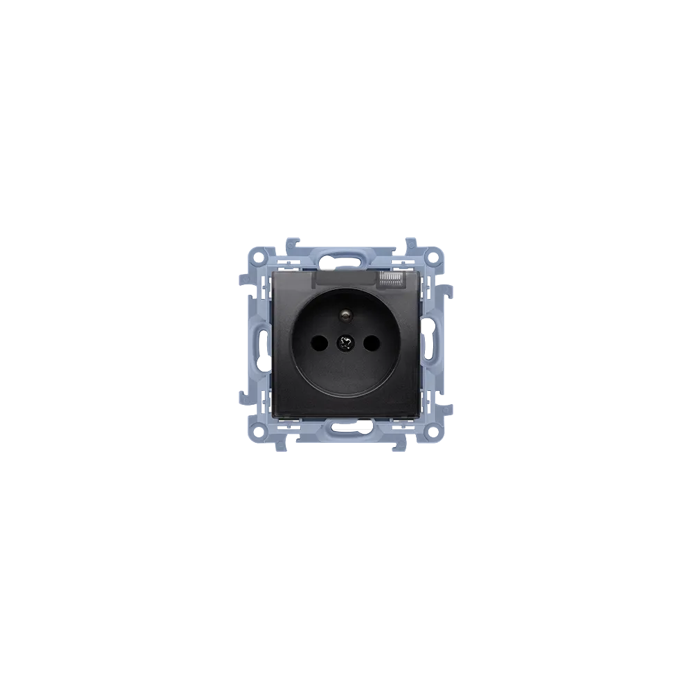 Simon 10 Module Black Matte Socket