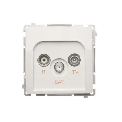 Simon Basic White Module RTV-SAT Socket