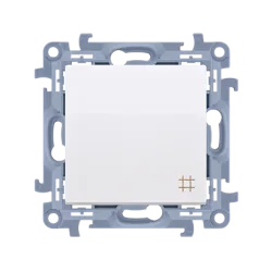 Simon 10 Module White Cross Connector
