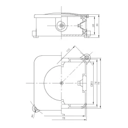 Puszka Instalacyjna P-2 A.0016 IP44