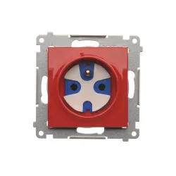 Simon 54 red module socket