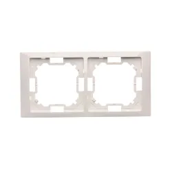 SIMON BASIC NEOS WHITE FRAME 2X