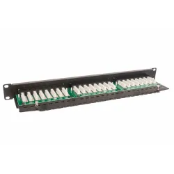 Panel kat. 5e UTP 19" 1U 24 porty