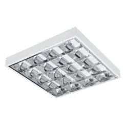 RSTR N 418 LED WHITE GRID LIGHT FIXTURE