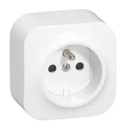 Forix White Socket NT 1x TV/FM IP20