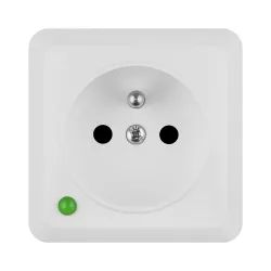 BERG BIAŁY GNIAZDO NT 1X Z/U IP20