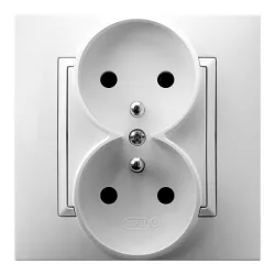 ARIA WHITE SOCKET 2X S/F