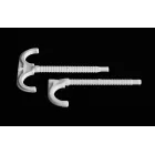 Single hook H100/1 fi25 100mm for RL, RS pipes, conduit