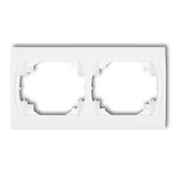 White logo horizontal frame 2x - practical graphic element